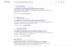 Posicionamiento de resultados de otros idiomas