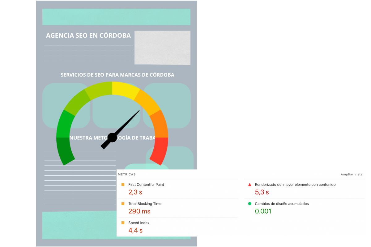 Análisis de velocidad de carga de un sitio web